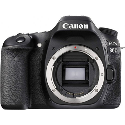 Canon EOS 80D DSLR Camera W/ 18-55mm, 50mm f1.8, & Sigma 70-300mm Lens 420-800mm & 650-1300mm Telephoto Zoom Lenses