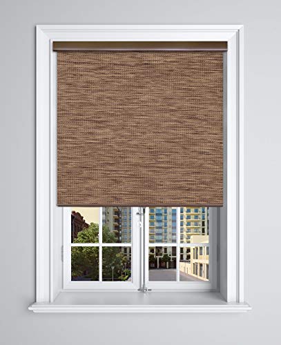 Springblinds 100% Blackout Roller Shade Slow Rise Cordless System Child Safety Polyester Blind Custom Size USA Made