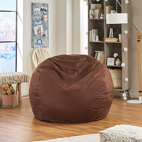 Christopher Knight Home Waldo 5 Feet Bean Bag, French Roast