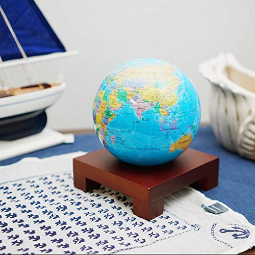 MOVA 4.5" Blue with Political Map Globe