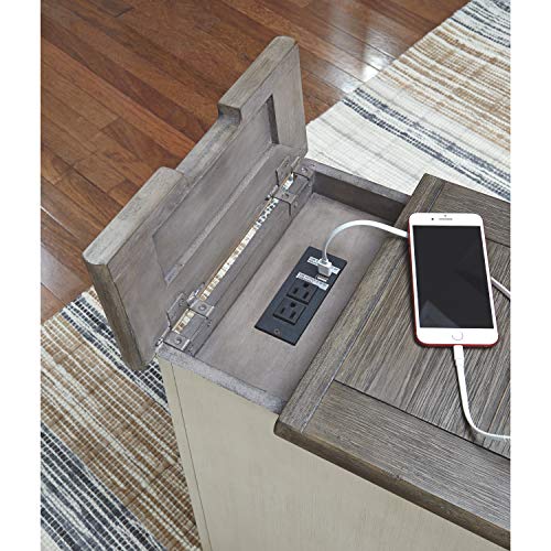 Signature Design by Ashley Bolanburg Chair Side End Table Two-tone