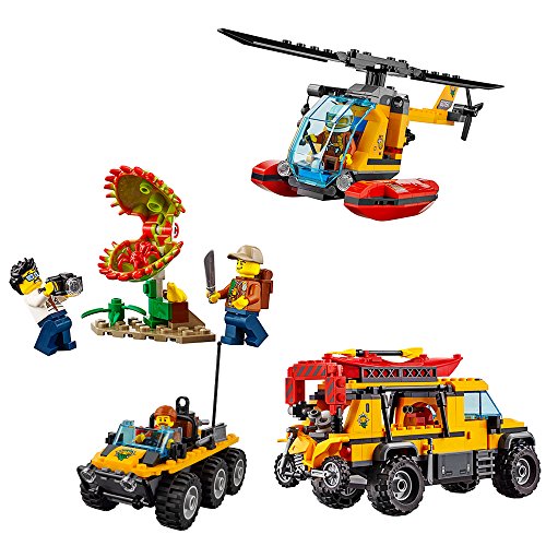 LEGO City Explorers Jungle Exploration Site Building Kit 60161 (813 Pieces)
