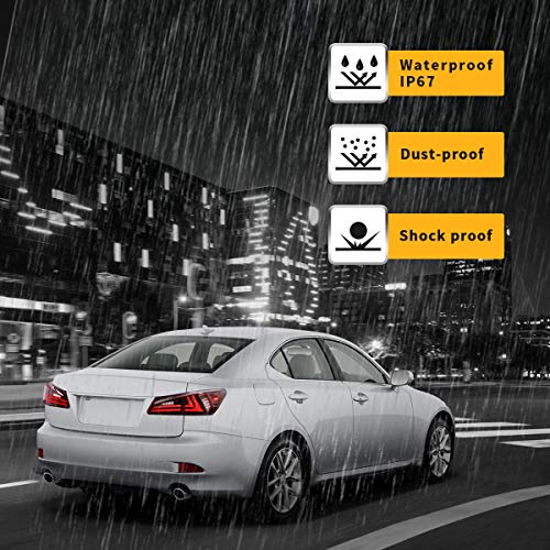 VLAND LED Tail lights for Lexus IS250 IS350 2006-2012 (Also fit Lexus IS 220d and IS F Model) YAB-IS-0277RC