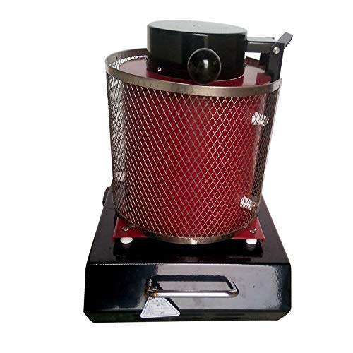 110V 1600W 2KG Digital Melting Scrap Electric Melting Furnace Melter Jewelry Gold Silver Copper PID Smelting USA Stock