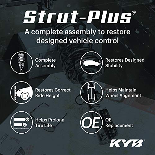 KYB SR4446 Strut-Plus Complete Corner Unit Assembly -Strut, Mount and Spring