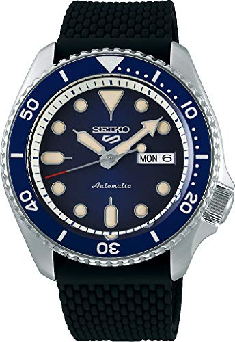 Seiko SRPD93 5 Sports 24 - Jewel Automatic Watch - Blue/Black - Nylon