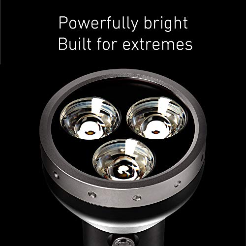 Ledlenser - MT18 Rechargeable Handheld Flashlight, High Power LED, 3000 Lumens, Outdoor Series, Backpacking, Hiking, Camping