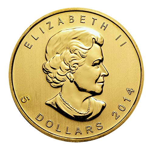 1/10 Ounce Canadian Gold Maple Leaf $5 Brilliant Uncirculated