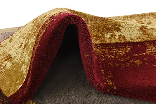 Unique Loom Barista Collection Abstract Modern Rustic Warm Beige Area Rug (9' 0 x 12' 0)
