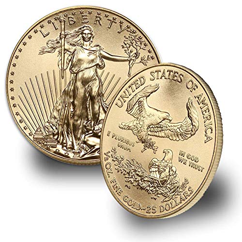 1986 - Present (Random Year) 1/2oz American Gold Eagle $25 Brilliant Uncirculated w/US Mint Box & Our COA