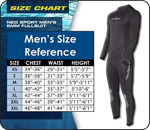 NeoSport Wetsuits Mens and Womens Premium Neoprene Full Suit