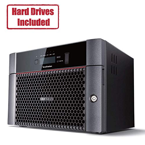 BUFFALO TeraStation 5810DN Desktop 32 TB NAS Hard Drives Included (4 X 8TB, 8 Bay)