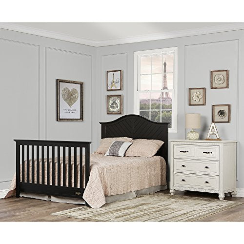 Dream On Me Ella 5 in 1 Convertible Crib in Dark Brown