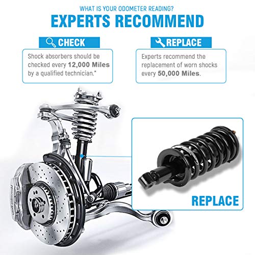 OREDY Shocks and Struts 11300 171358 ST8605 2PCS Front Pair Left and Right Complete Shocks Struts Coil Spring Assembly