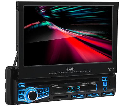 BOSS Audio Systems Elite BV860B Car DVD Player - Single Din, Bluetooth Audio & Calling, Built-in Microphone