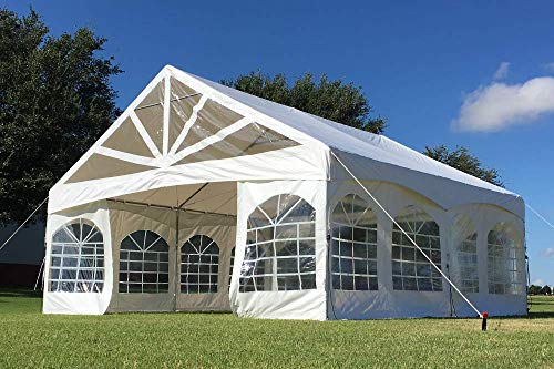 20'x20' PVC Marquee - Heavy Duty Party Wedding Canopy Tent Gazebo Shelter w Storage Bags by DELTA Canopies