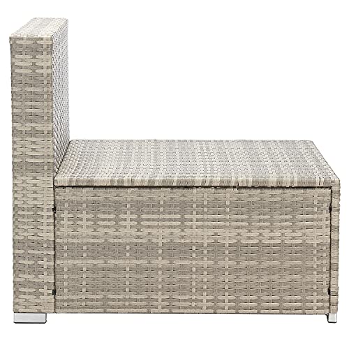 Laurel Canyon Patio Conversation Sets with Cushions Grey
