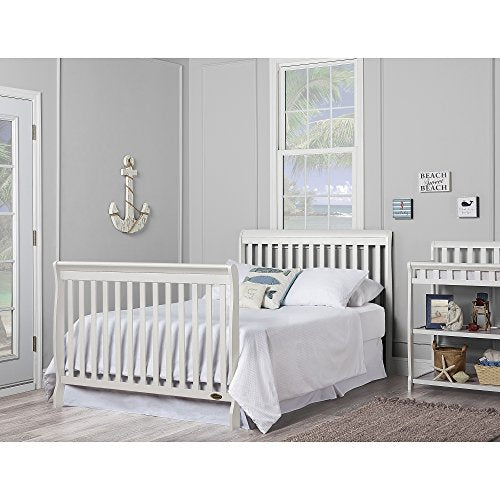 Dream On Me, Ashton 5-in-1 Convertible Crib, White