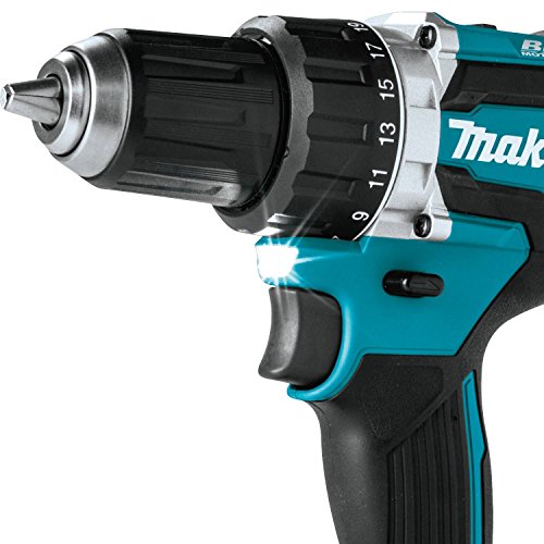 Makita XFD12R 18V LXT Lithium-Ion Compact Brushless Cordless 1/2" Driver-Drill Kit (2.0Ah),