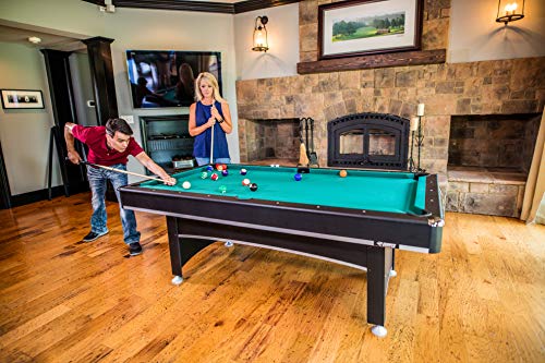 Triumph Phoenix 7’ Billiard Table with Table Tennis Conversion Top for a Game of Pool or an Action-Packed Table Tennis Match