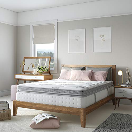 Classic Brands Gramercy Euro-Top Cool Gel Memory Foam and Innerspring Hybrid 14-Inch Mattress, Twin