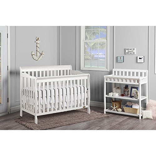 Dream On Me, Ashton 5-in-1 Convertible Crib, White