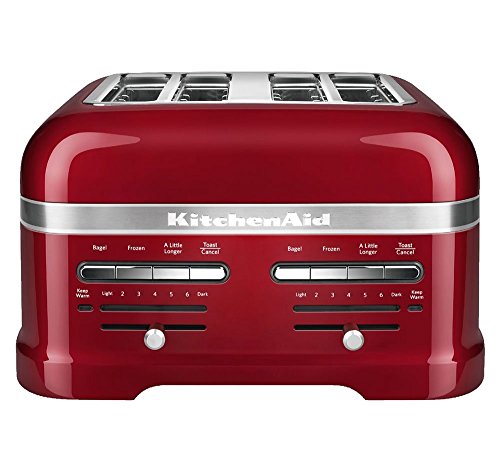 KitchenAid KMT4203CA RKMT4203CA 4-Slice Pro Line Toaster, Candy Apple Red