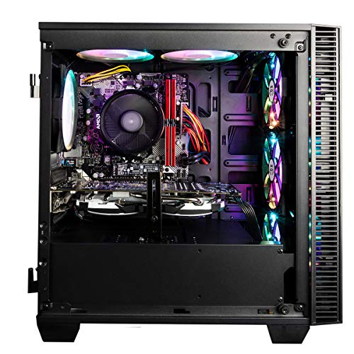 CUK Continuum Micro Gamer PC (AMD Ryzen 5 3600, 16GB 3200MHz RAM, 512GB NVMe SSD, AMD Radeon RX 5700 XT 8GB, 600W Gold PSU, AC WiFi, Windows 10 Home)