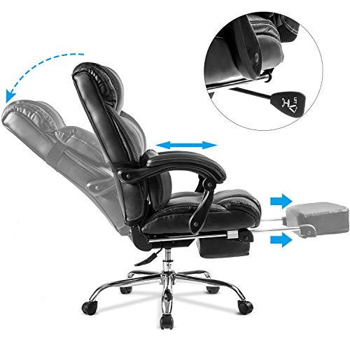170 Degree Reclining Ergonomic Office Chair JULYFOX Adjustable High Back Gaming Chair