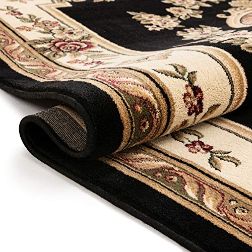 Well Woven Timeless Le Petit Palais Traditional 3633 Area Rug, 15'0" x 10'11", Black