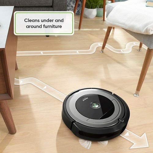 (Renewed) iRobot Roomba 690 Robot Vacuum-Wi-Fi Connectivity, Works with Alexa, Good for Pet Hair, Carpets, Hard Floors, Self-Charging