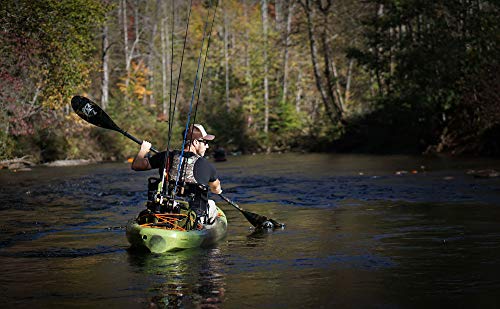 Perception Kayaks Pescador Pro 12 Sit on Top Fishing Kayak w/ Adjustable Lawn Chair Salsa, Model: 9350686176