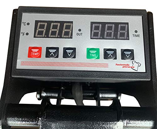 Fancierstudio Power Heat Press 15X15 Sublimation Rhinestone Heat Press T-Shirt Heat Press New Model FS15x15A RB