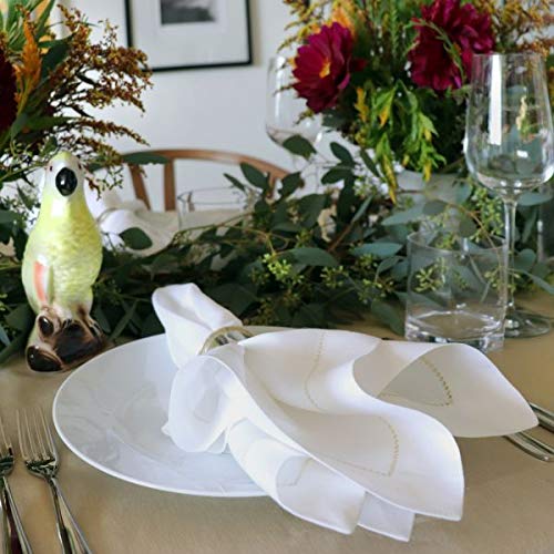 Huddleson Camel Gold Pure Linen Tablecloth 72x72 Square