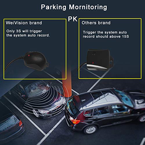 weivision Super Hd 1080P Car 360 Degree Bird View Surround System DVR Record Backup Camera Parking Monitoring with Sony Sensor