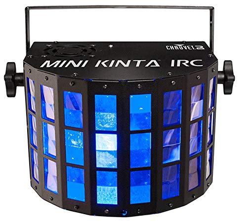 2 Chauvet DJ Mini Kinta IRC LED RGBW Sharp Beams Derby DMX Ambient Light Effects