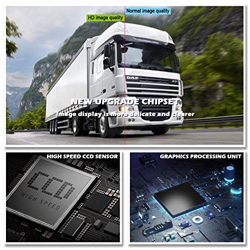 Digital Wireless Backup Camera Kit, Niloghap Upgrade HD Observation System, 7" Built-in DVR Monitor