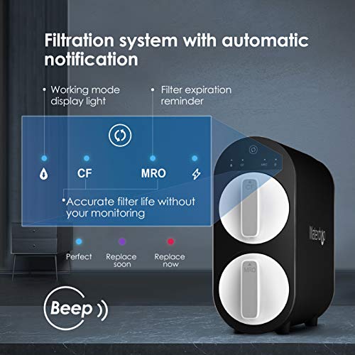 Waterdrop Reverse Osmosis Water Filtration System TDS Reduction 400 GPD Fast Flow Tankless FCC Listed 1:1 Drain Ratio USA Tech Support