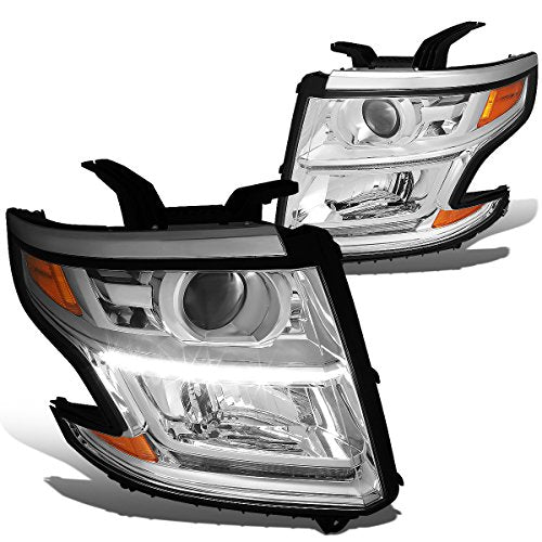DNA Motoring HL-OH-CSUB15-CH-AM Headlight Assembly (Driver & Passenger Side)