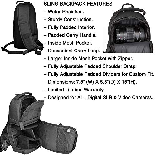 Canon EOS 5D Mark IV 30.4 MP DSLR Full Frame Camera Body with EF 50mm F1.8 STM Lens + EF 75-300mm F4-5.6 III Lens Kit Ultimate Travel Bundle