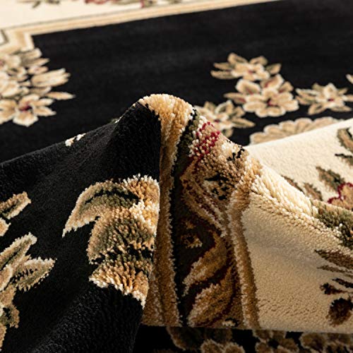 Well Woven Timeless Le Petit Palais Traditional 3633 Area Rug, 15'0" x 10'11", Black