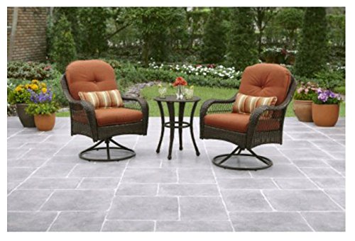 3-Piece Outdoor Furniture Set, Better Homes and Gardens Azalea Ridge 3-Piece Outdoor Bistro Set, Seats 2