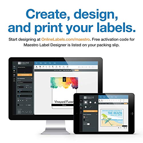 2 x 1 Rectangle Barcode Labels - Pack of 400,000 Labels, 10,000 Sheets - Inkjet/Laser Printer - Online Labels