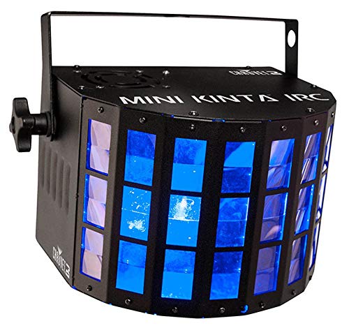 2 Chauvet DJ Mini Kinta IRC LED RGBW Sharp Beams Derby DMX Ambient Light Effects