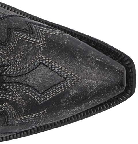 Laredo mens Western Boot, Black Distressed, 10 US