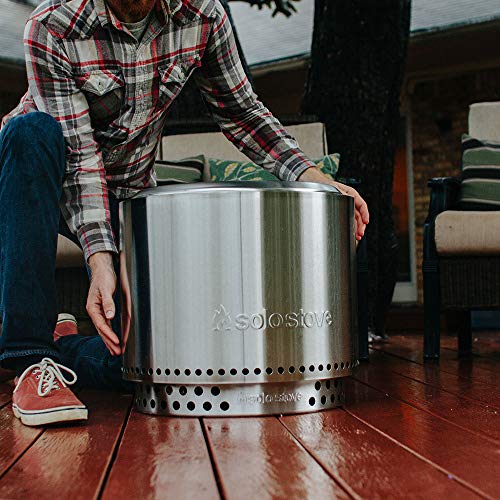 Solo Stove Bonfire Bundle - Bonfire Fire Pit with Stand, Roasting Sticks with Carry Case, and Waterproof Shelter