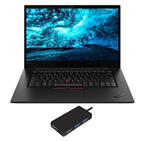 Lenovo ThinkPad X1 Extreme Laptop (Intel i7-9750H 6-Core, 64GB RAM, 1TB m.2 SATA SSD, GTX 1650, 15.6" Full HD (1920x1080), Fingerprint, WiFi, Bluetooth, Webcam, 2xUSB 3.0, 1xHDMI, Win 10 Pro)