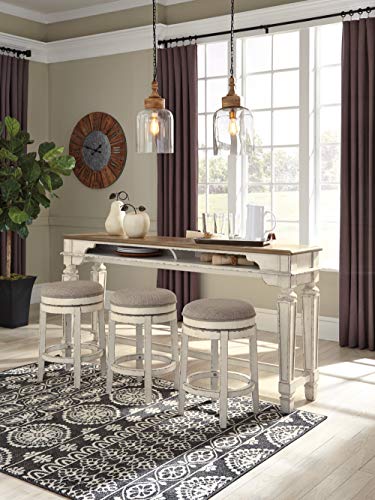 Signature Design by Ashley - Realyn Dining Bar Table - Antique White