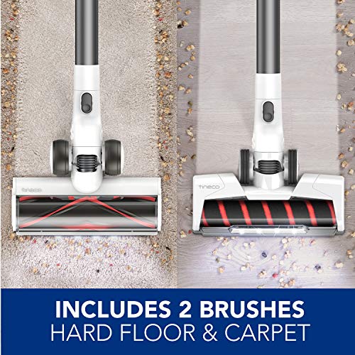 Tineco Pure ONE S12 Plus Cordless Stick Smart Vacuum Cleaner, Optimized Ultra Powerful Suction & Long Runtimes, Excellent for Multi-Surface & Pet Hair Cleaning with LED Hard Floor Soft-Roller Brush