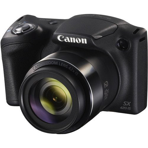 Canon Powershot SX420 is Digital Camera (Black) + Buzz Novice Bundle Kit